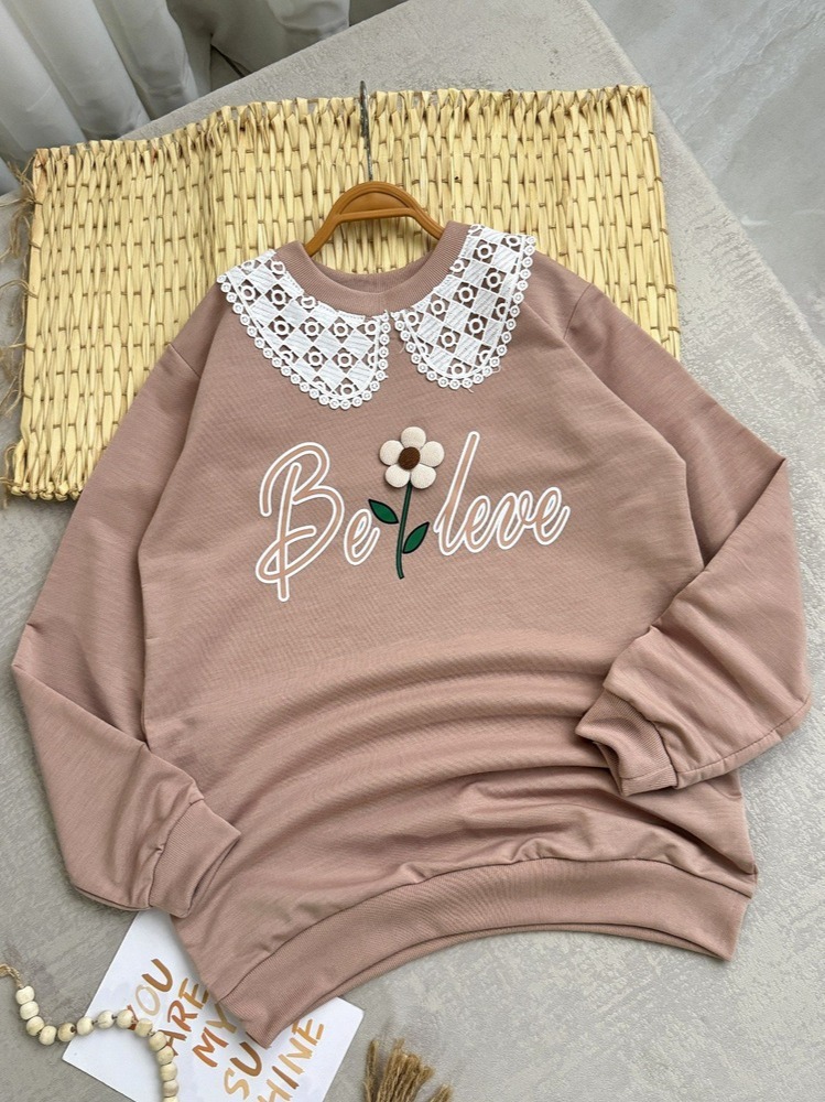 عکس بلوز گیپور LOVE - شماره 3